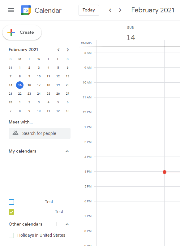 Add Shared Google Calendar FBRI